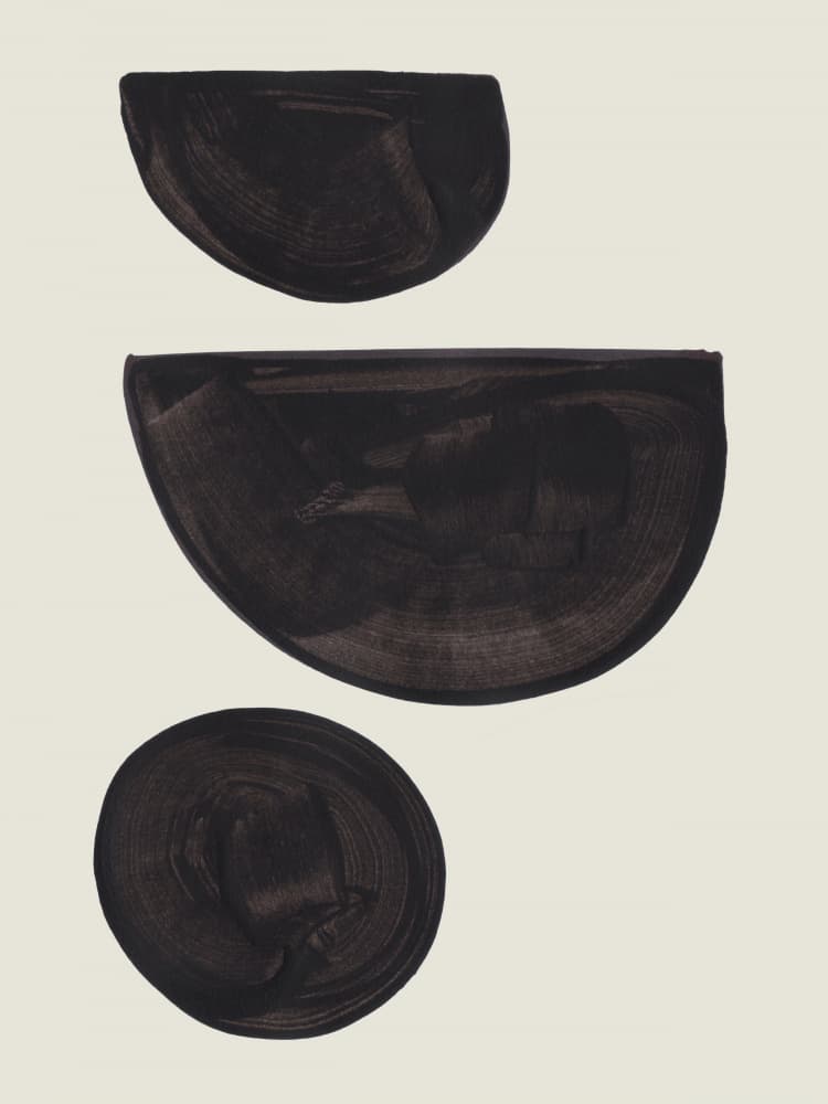 Dark Organic Shapes by Ejaaz Haniff — canvas wall art