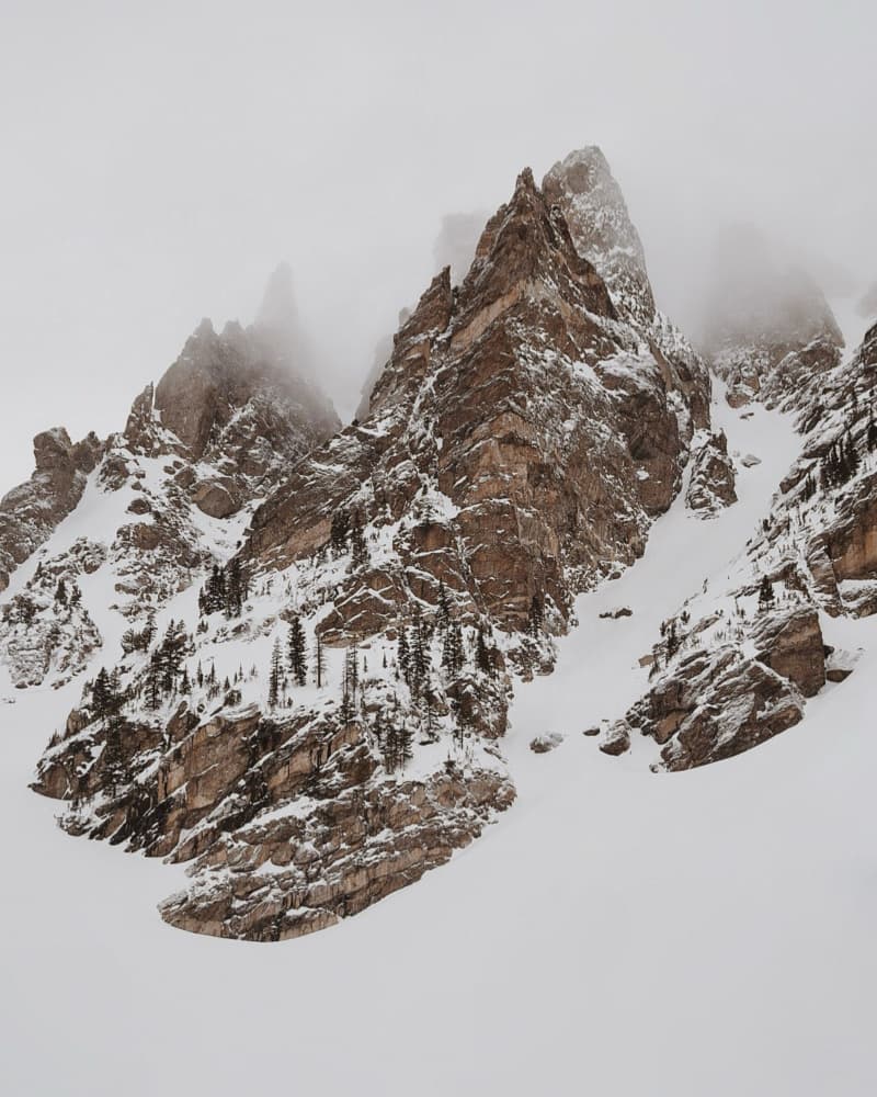 Winter Mountain Majesty by Del Mundo Imagery — canvas wall art