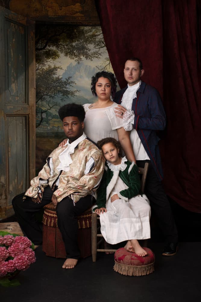 Period Family Portrait by Tammy Swarek — canvas wall art