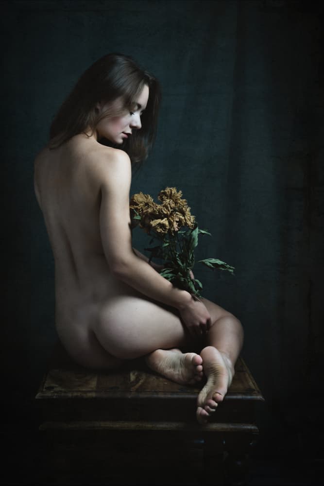 das Mädchen by Christian Kurz — canvas wall art