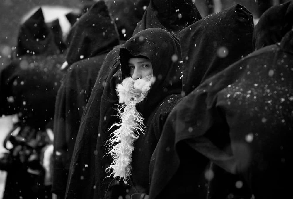 Winter Hooded Gaze by Zhecho Planinski — canvas wall art