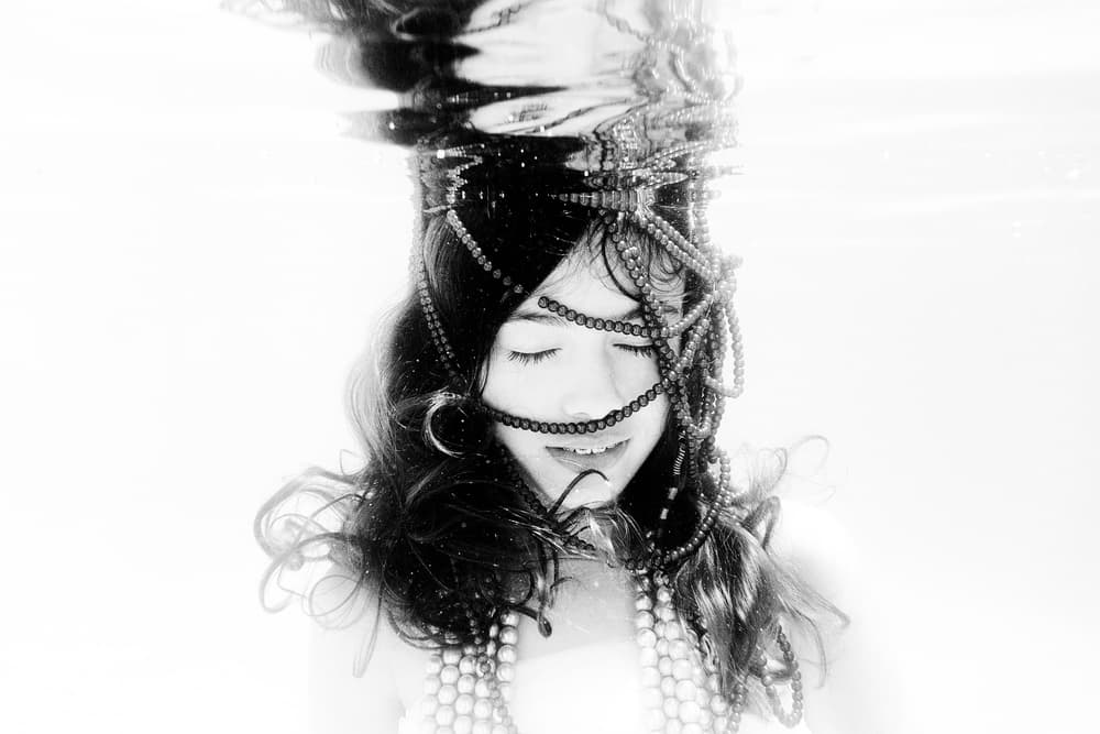 Dreaming Underwater Pearls by Gina Buliga — canvas wall art