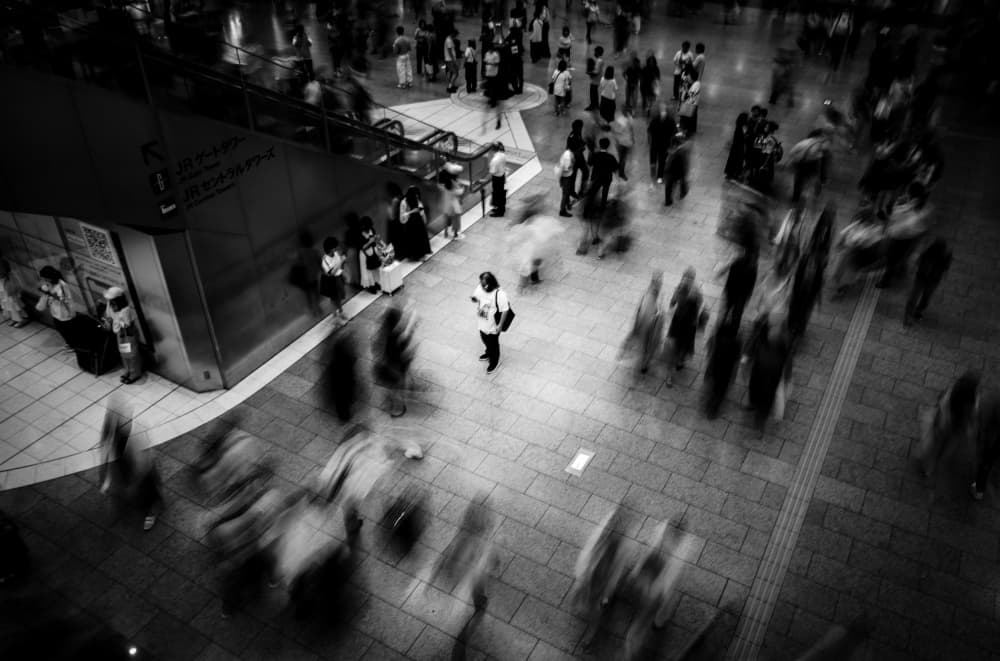 Static In Motion by Kenichiro Tsukada — canvas wall art