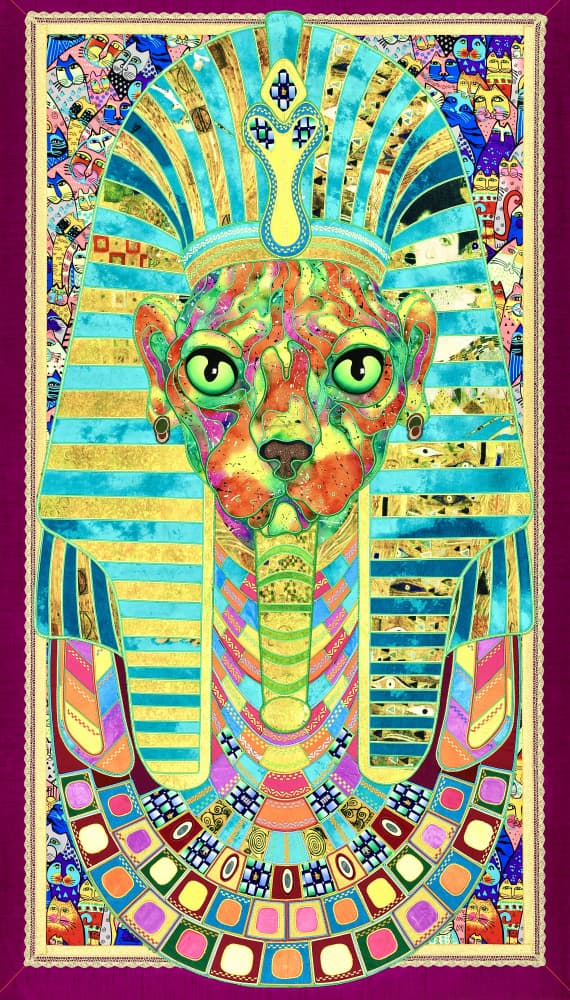 Sphynx Pharaoh Cat by Kostyantin Malginov — canvas wall art