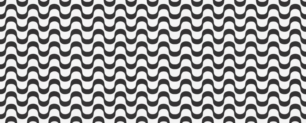 Abstract Wave Pattern by Vitor Costa — canvas wall art