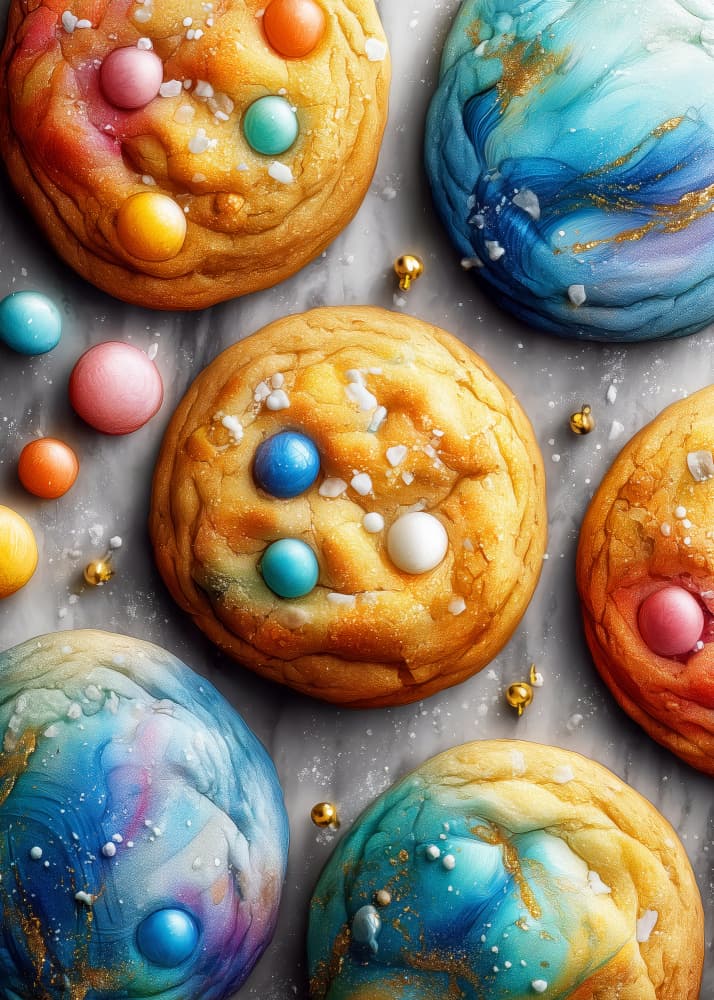 Colorful Dessert Treats by Justyna Jaszke — canvas wall art