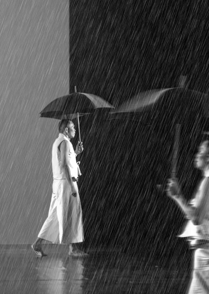 Dramatic Rain Scene by Antonyus Bunjamin (Abe) — canvas wall art