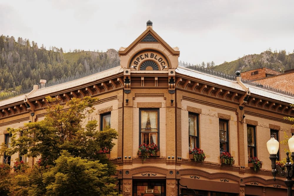 Historic Aspen Block by Del Mundo Imagery — canvas wall art
