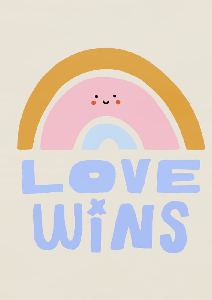 Lovewins by Treechild — canvas wall art