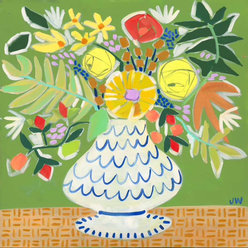 Andi S Bouquet by Jenny Westenhofer — canvas wall art