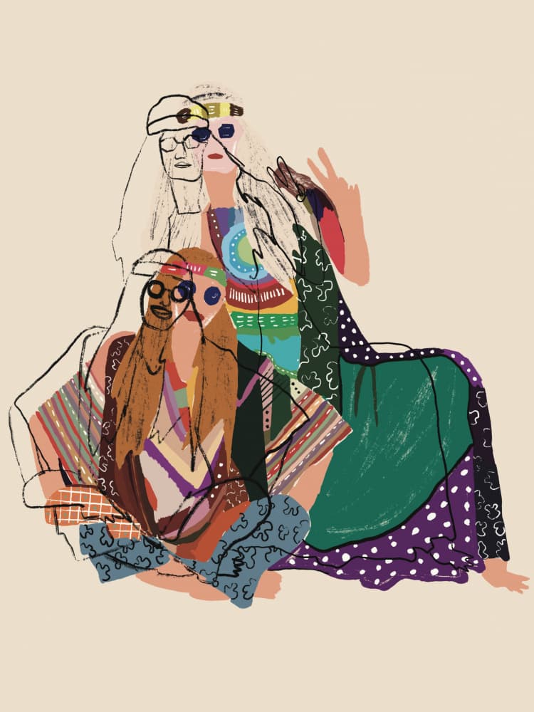 Bohemian Peace Vibe by GIovanna Gil Alves — canvas wall art