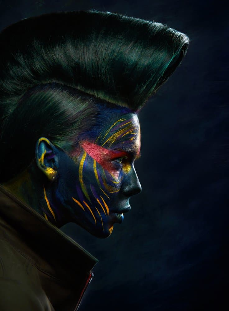 Vibrant Abstract Profile by Ivan Kovalev — canvas wall art