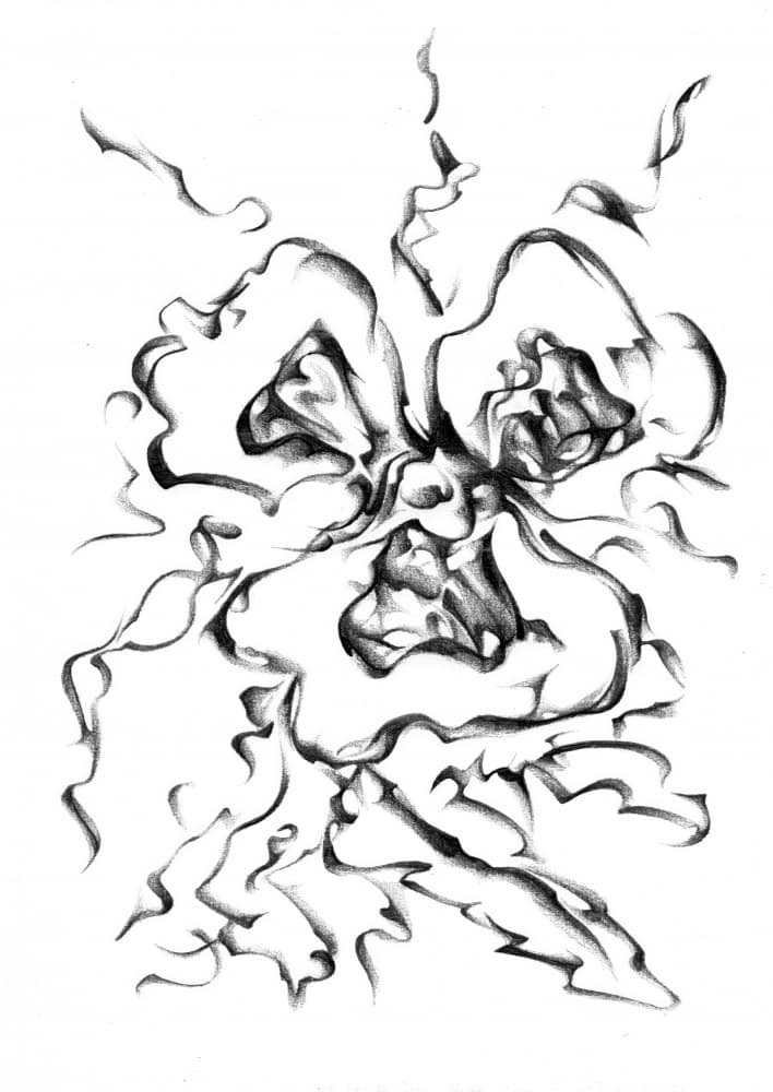 Swirling Ethereal Forms by Kulik — canvas wall art