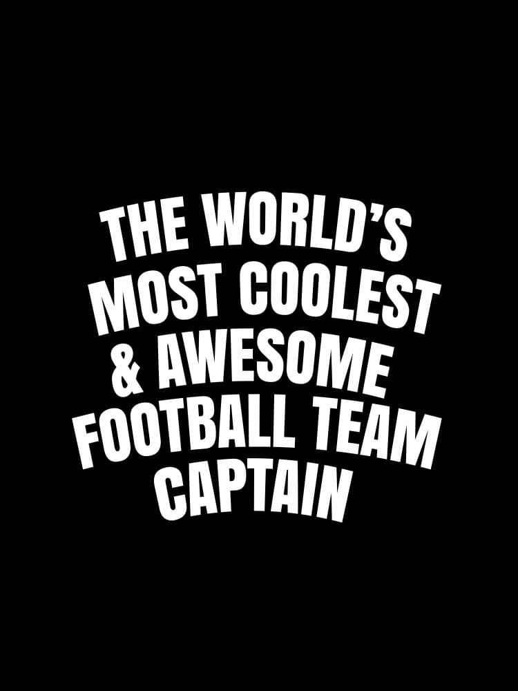 World's Coolest Captain Quote by Happie Eagle — canvas wall art