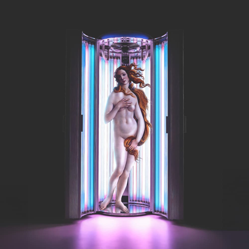 Venus In Tanning Glow by Artem Pozdniakov — canvas wall art