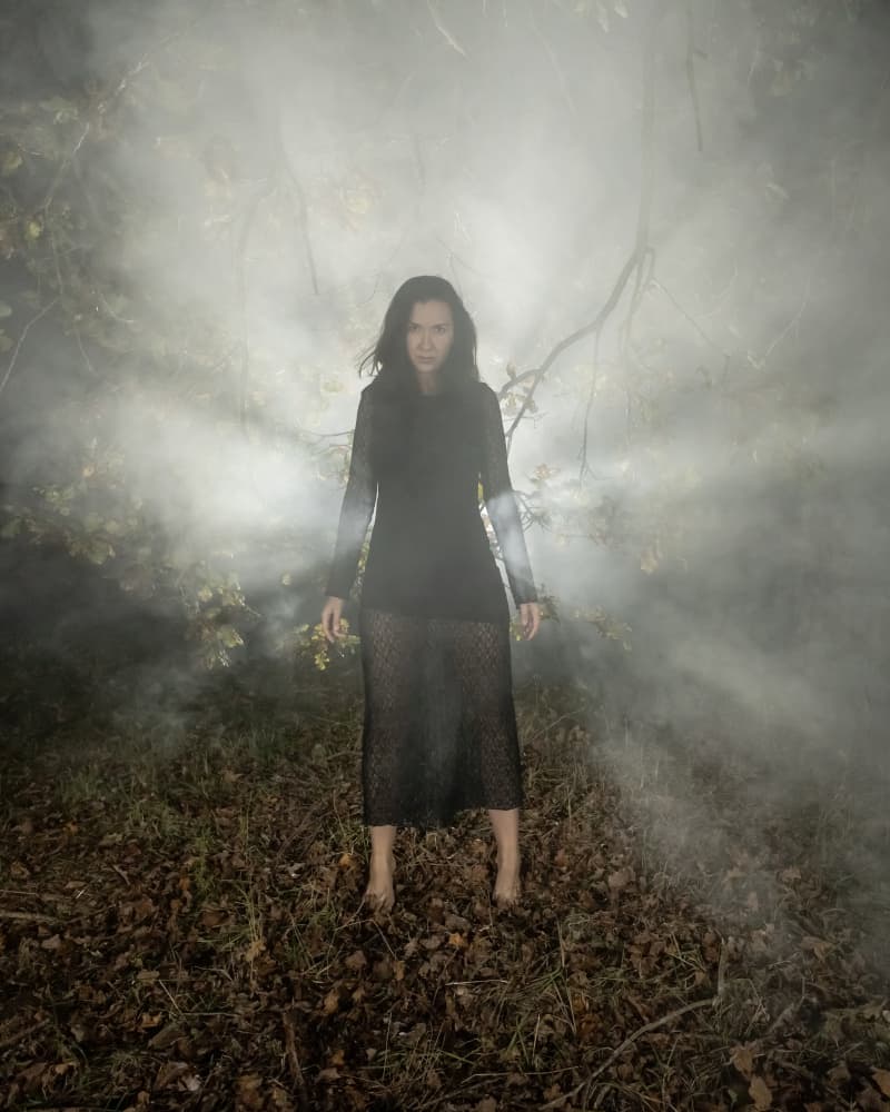 Mysterious Forest Woman by Leszek Paradowski — canvas wall art