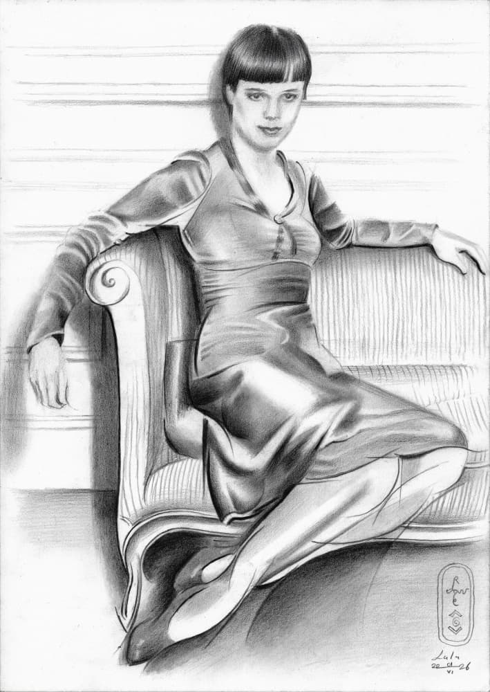 Elegant Woman Posing by Corné Akkers — canvas wall art