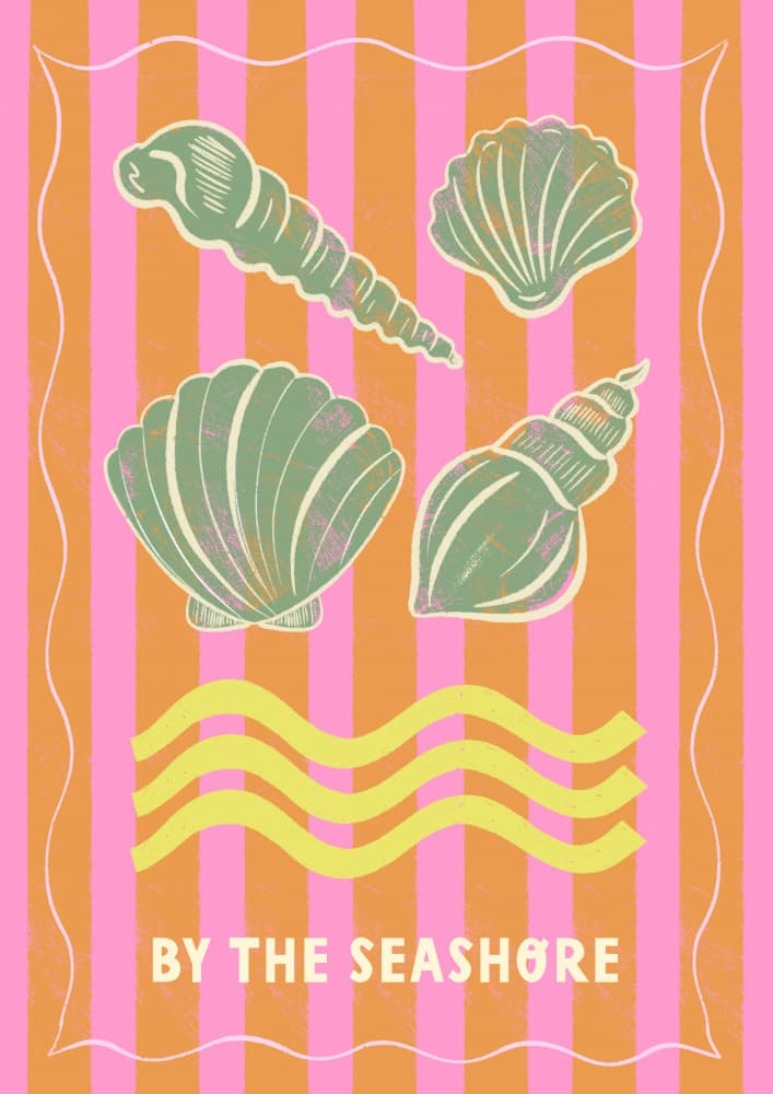 By The Seashore by Melissa Donne — canvas wall art