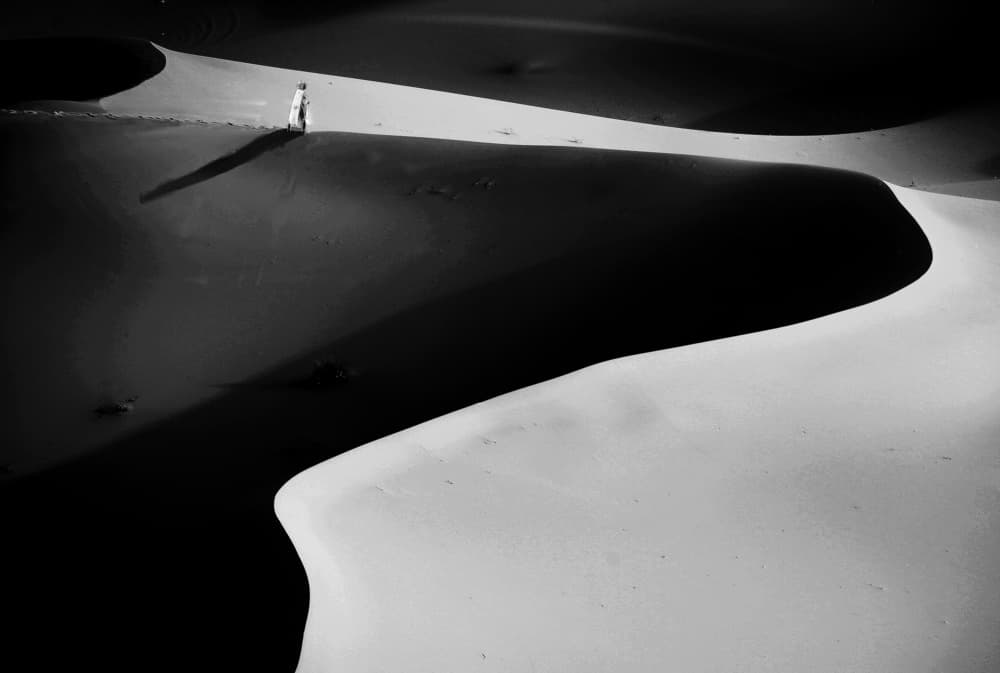 Solitary Desert Journey by Clas Gustafson PRO — canvas wall art