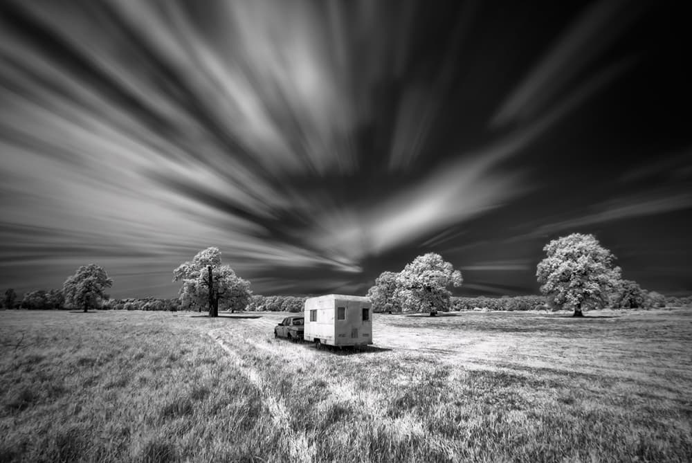 Solitary Caravan Journey by Piotr Krol (Bax) — canvas wall art