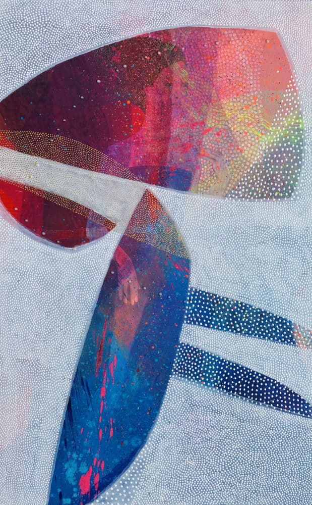 Vibrant Abstract Shapes by SAN STARLING — canvas wall art