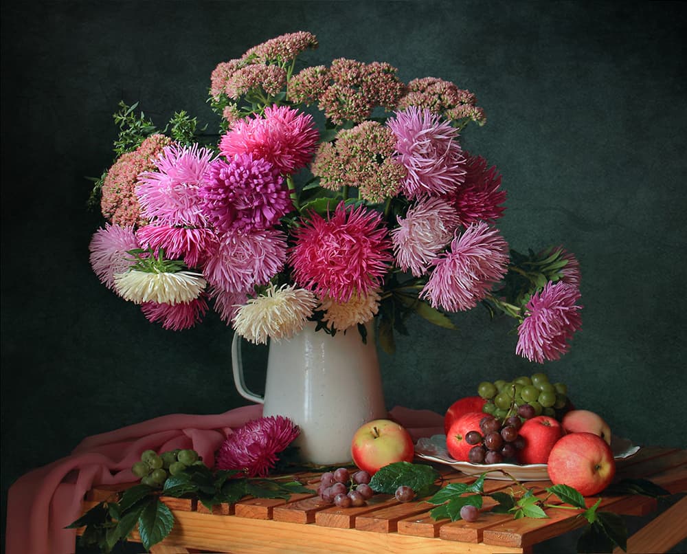 Vibrant Autumn Still Life by Tatyana Skorokhod — canvas wall art