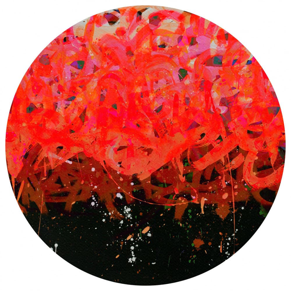 Fiery Abstract Energy by PASLIER Morgan — canvas wall art
