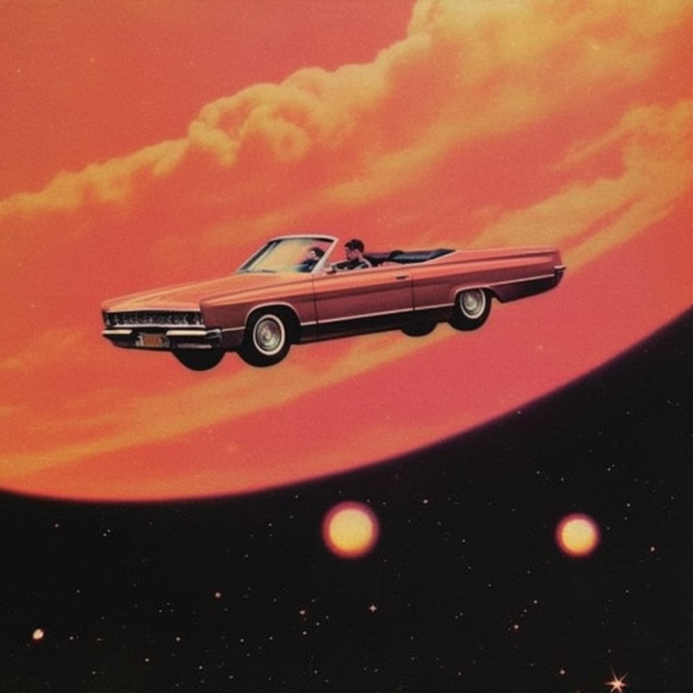 Cosmic Road Trip by Samantha Hearn — canvas wall art