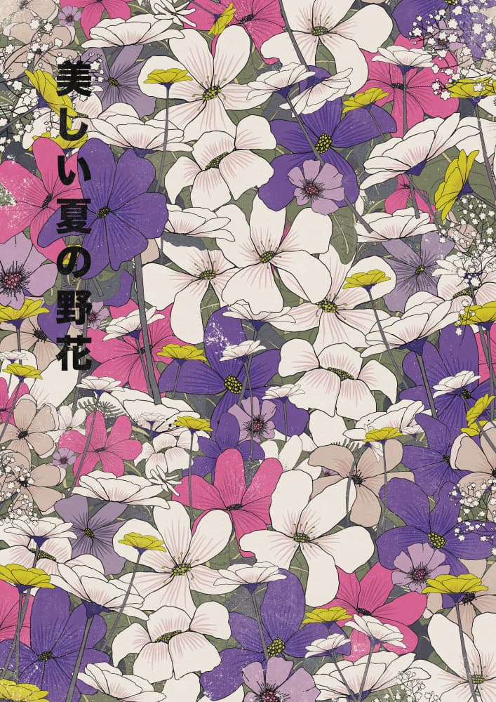 Beautiful Summer Wildflowers by Nicholas — canvas wall art