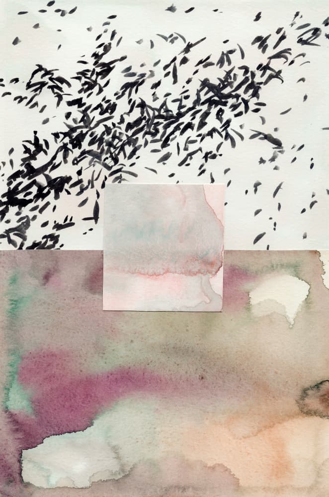Watercolor abstract composition 7 by NKTN — canvas wall art