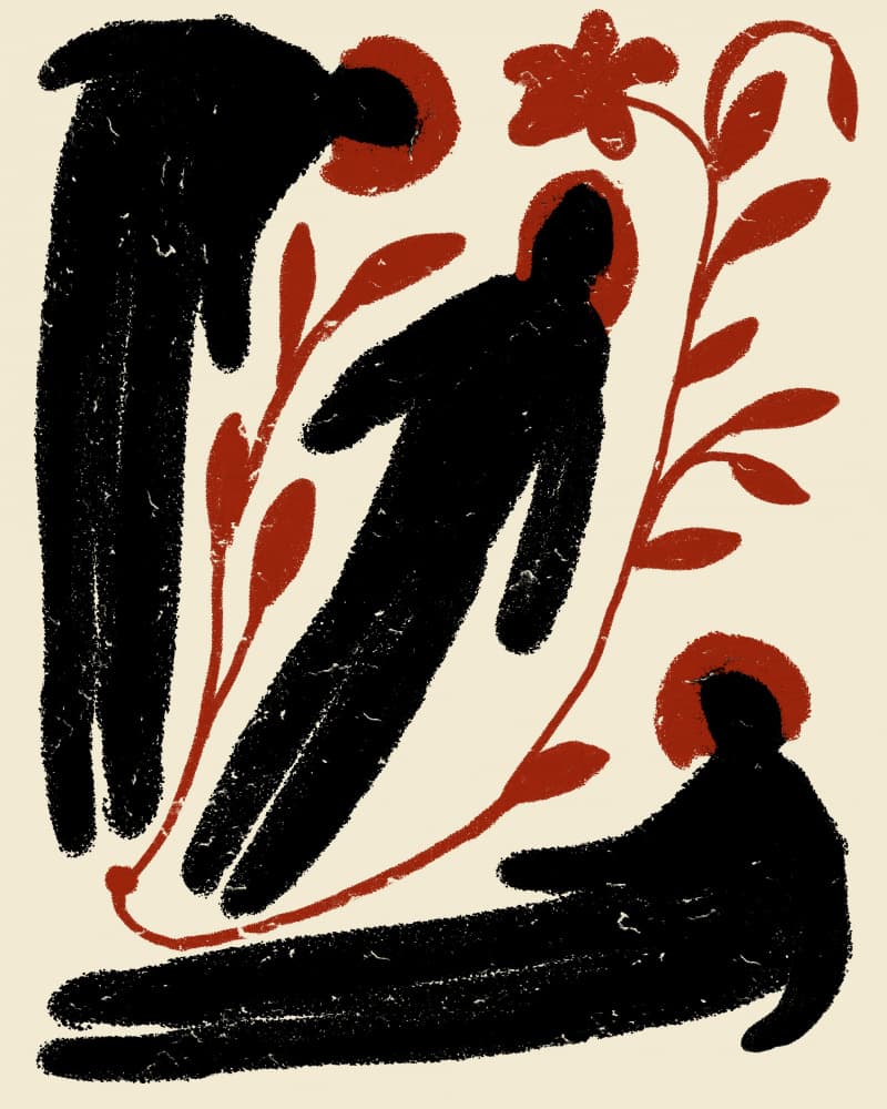Spiritual Human Forms by Josie George — canvas wall art
