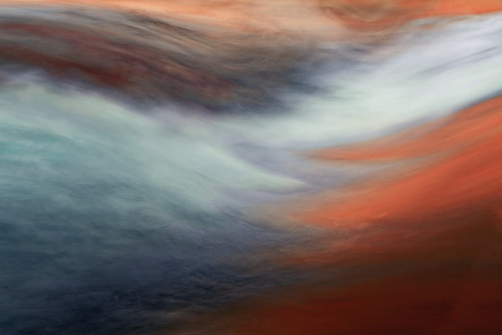 Abstract Color Waves by Christina Sillen — canvas wall art