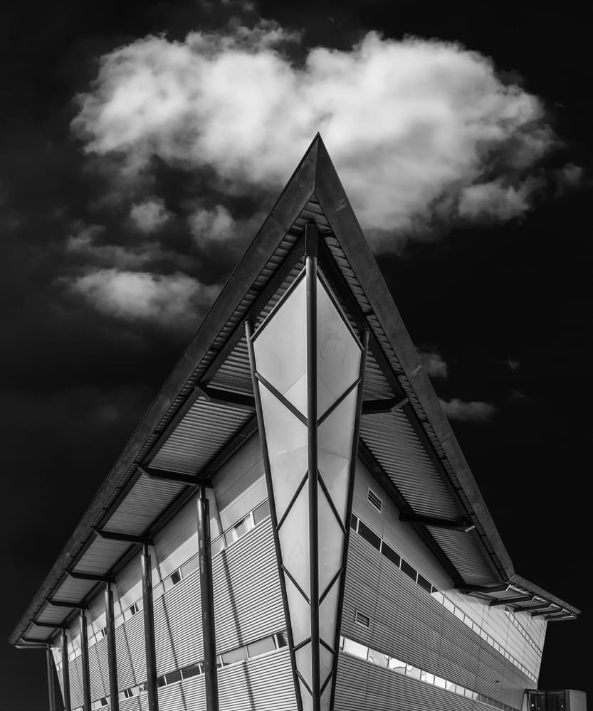 Modern Peak Architecture by Theo Luycx — canvas wall art