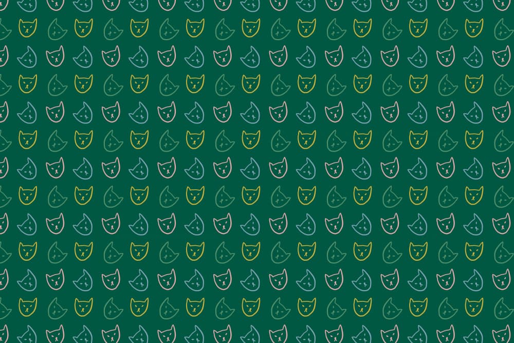 Catpatternno05 by Treechild — canvas wall art