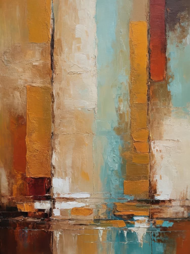 Abstract City Reflections by Alpenglow Workshop — canvas wall art