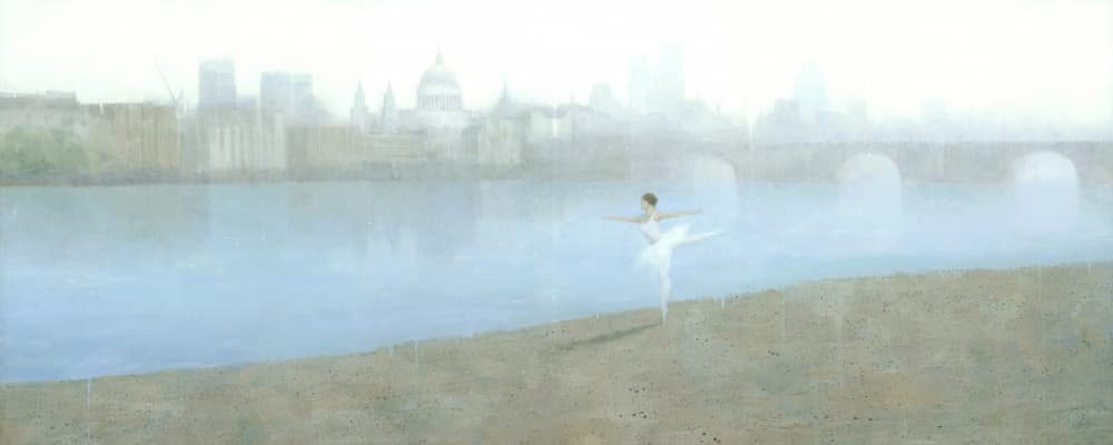 London Ballerina Dream by Steve Mitchell — canvas wall art