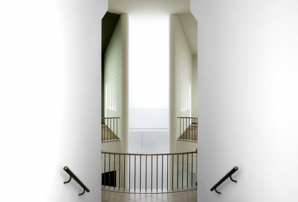 Bright Interior Hallway by Michael Eßig — canvas wall art