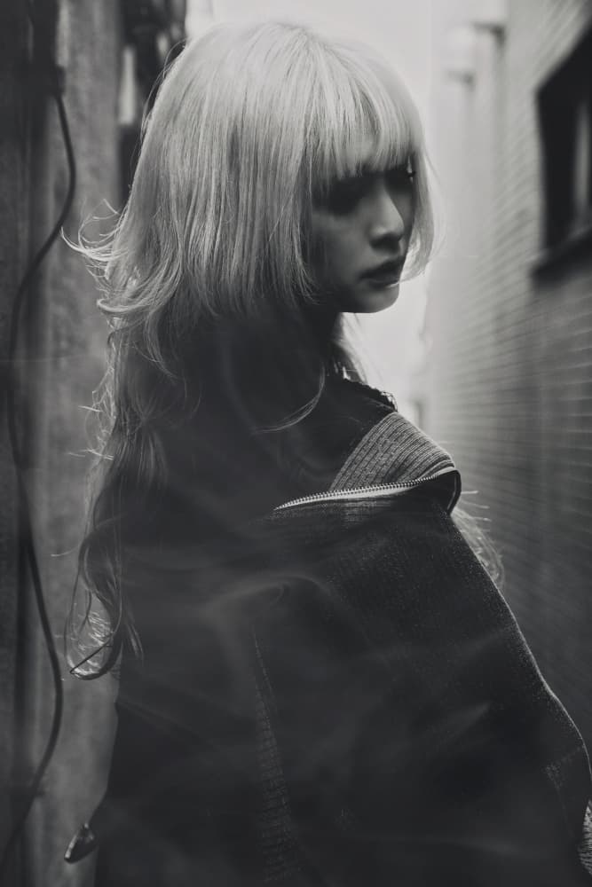 Thoughtful Alley Gaze by KOIKI — canvas wall art