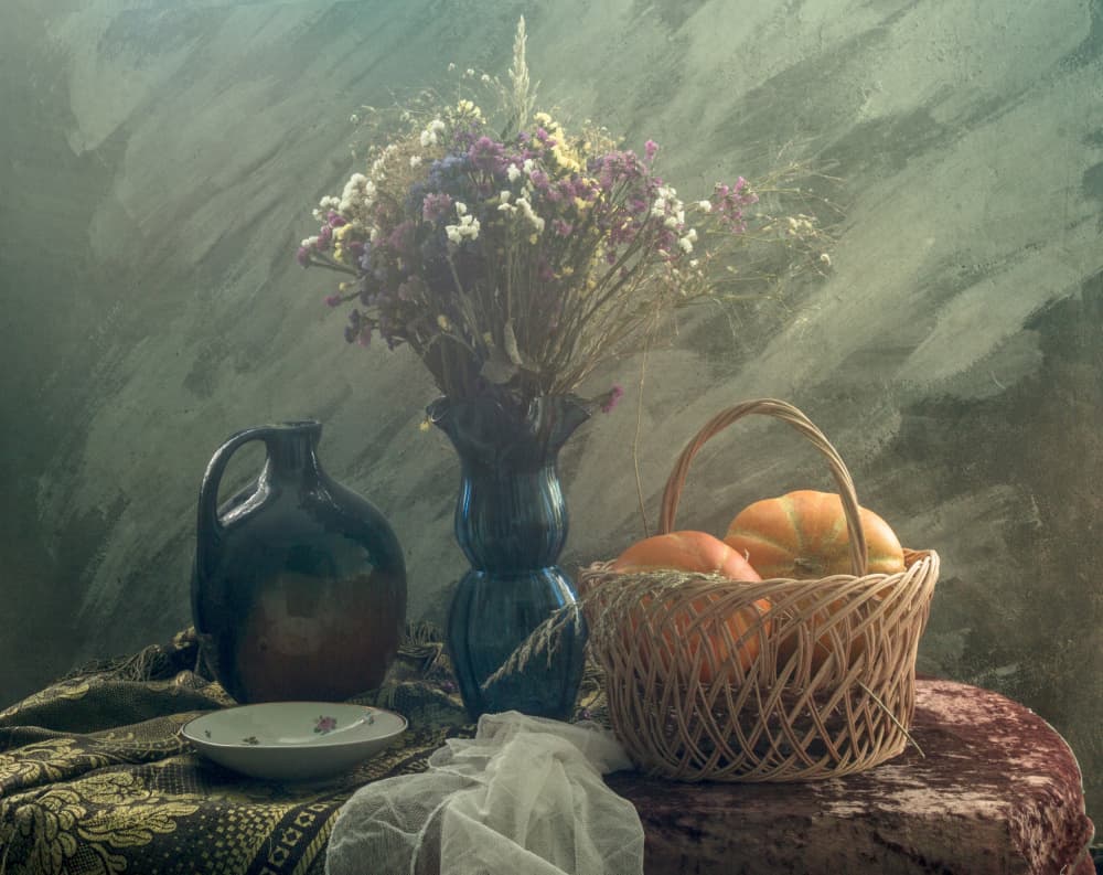 Rustic Autumn Harvest by UstinaGreen — canvas wall art