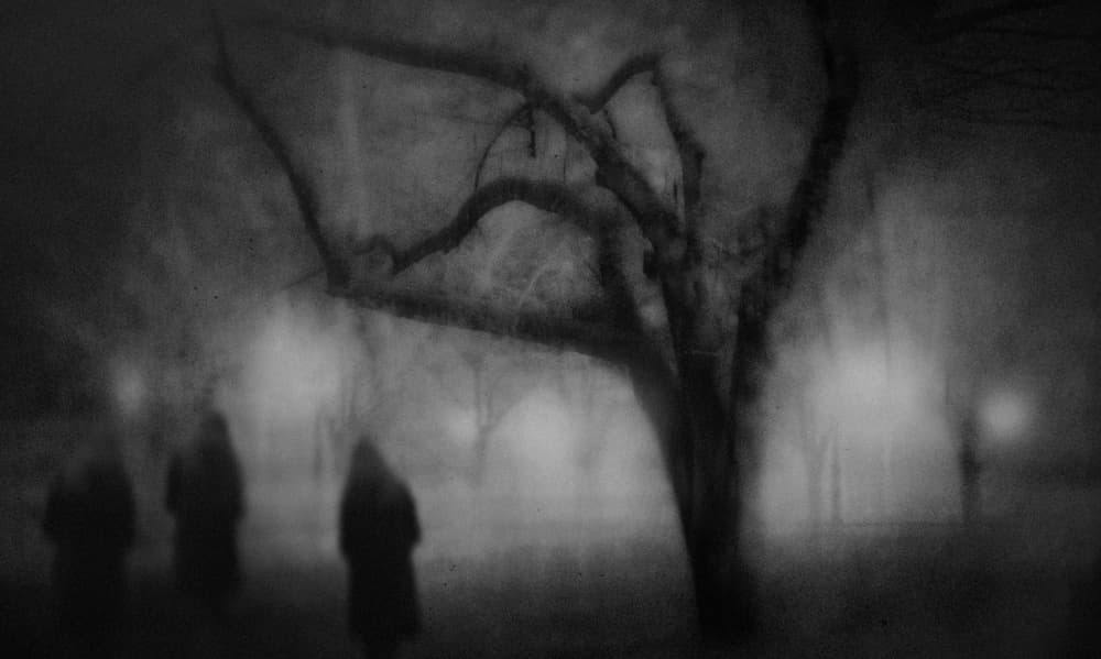 Figures In The Mist by Teruhiko Tsuchida — canvas wall art