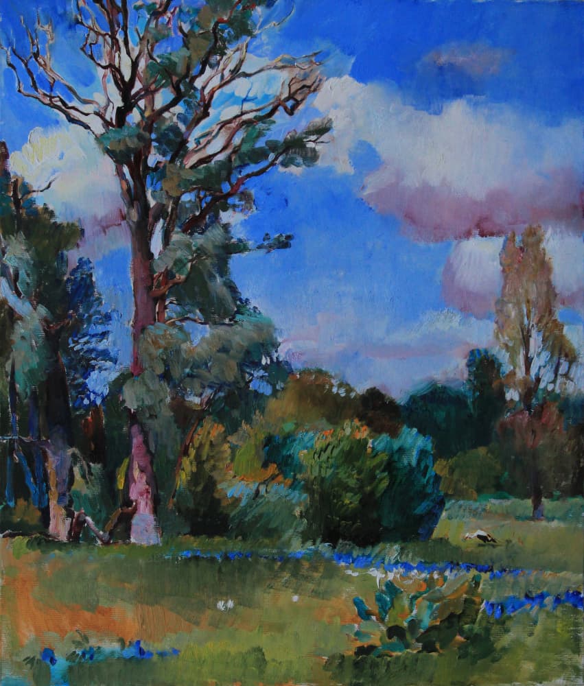 Vibrant Summer Landscape by Andrii Kutsachenko — canvas wall art