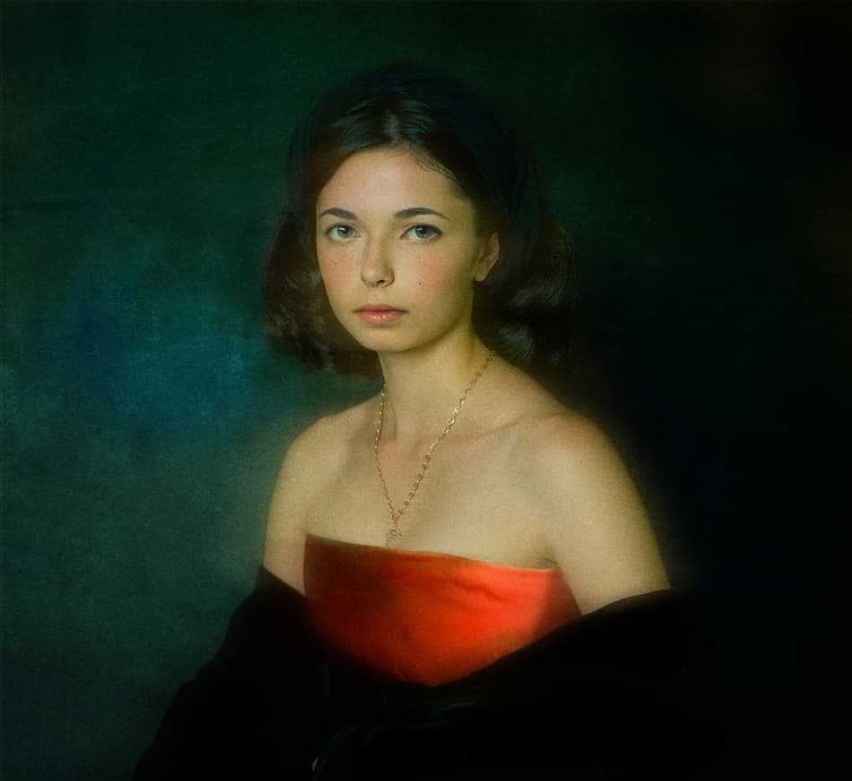 Elegant Woman Portrait by Svetlana Melik-Nubarova — canvas wall art