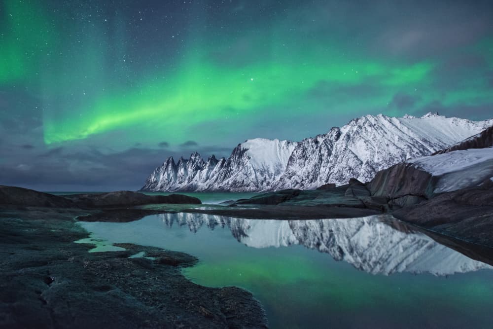 Aurora Night by Stefan Hefele — canvas wall art