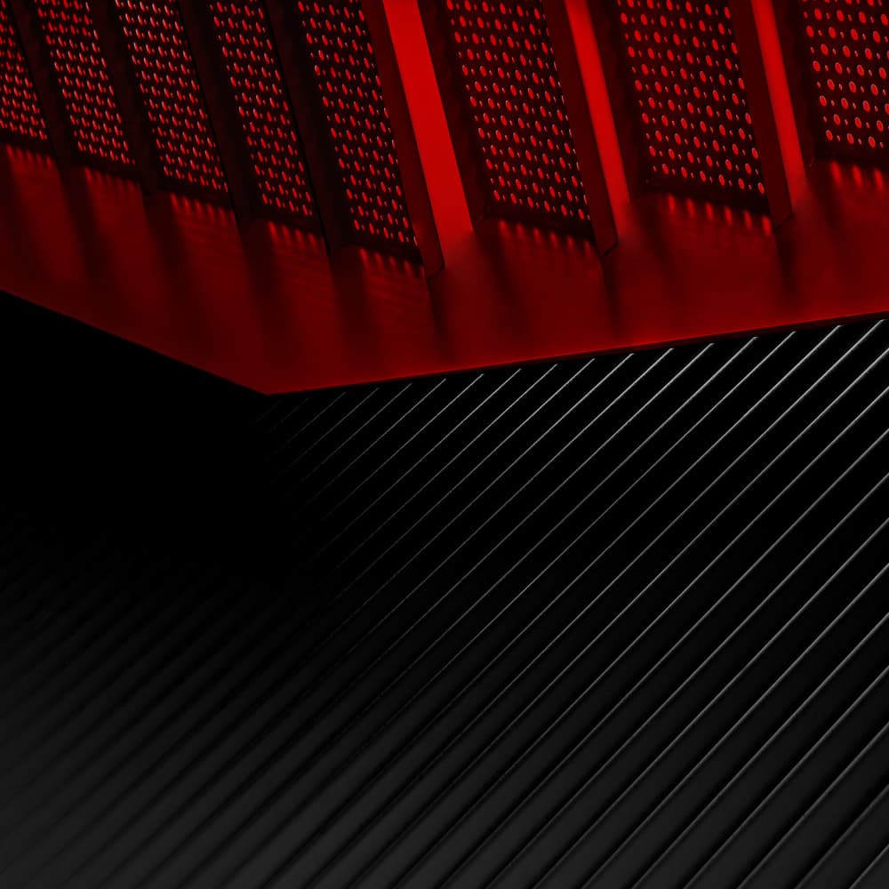 Red Black Geometric Lines by Gilbert Claes — canvas wall art