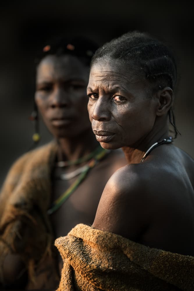 Two Tribal Women by Trevor Cole — canvas wall art
