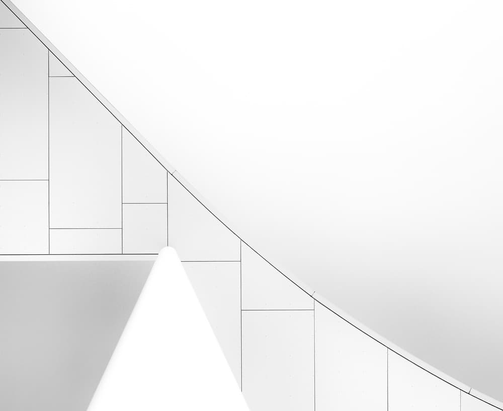 Curved Architectural Abstract by Gerard Jonkman — canvas wall art