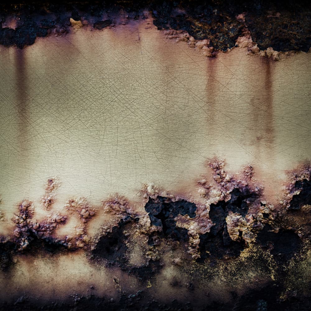 Rusted Metal Abstract by Studio Meikle — canvas wall art