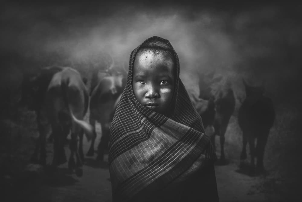 Intense African Gaze by Svetlin Yosifov — canvas wall art