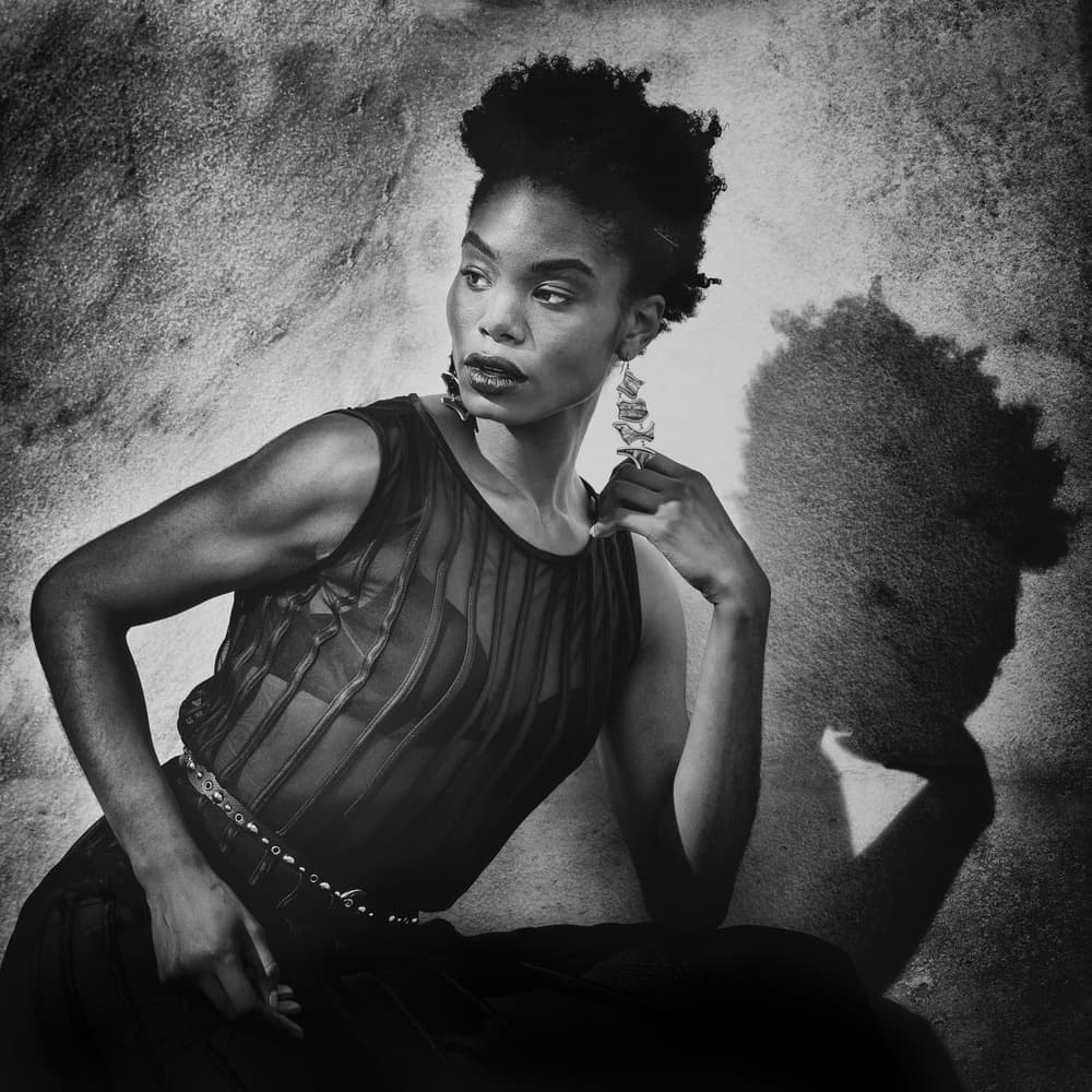 Elegant Woman Dramatic Shadow by Giovanni Cavalli — canvas wall art