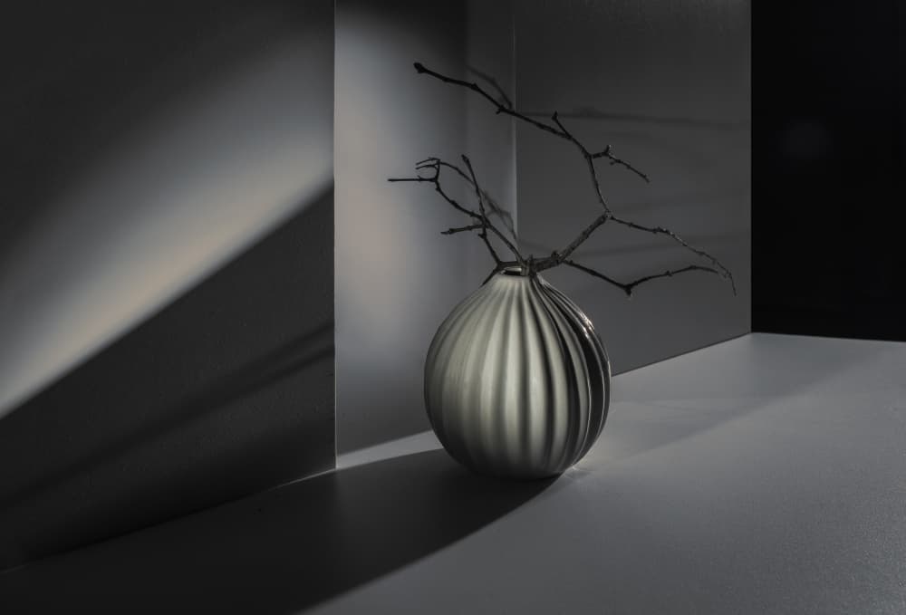 Moody Vase and Branches by Evgeniy Popov — canvas wall art